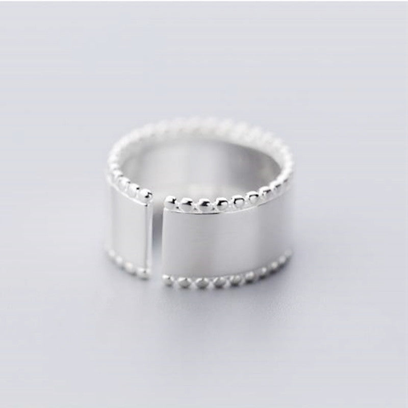 Argent Bague artisanal délicat