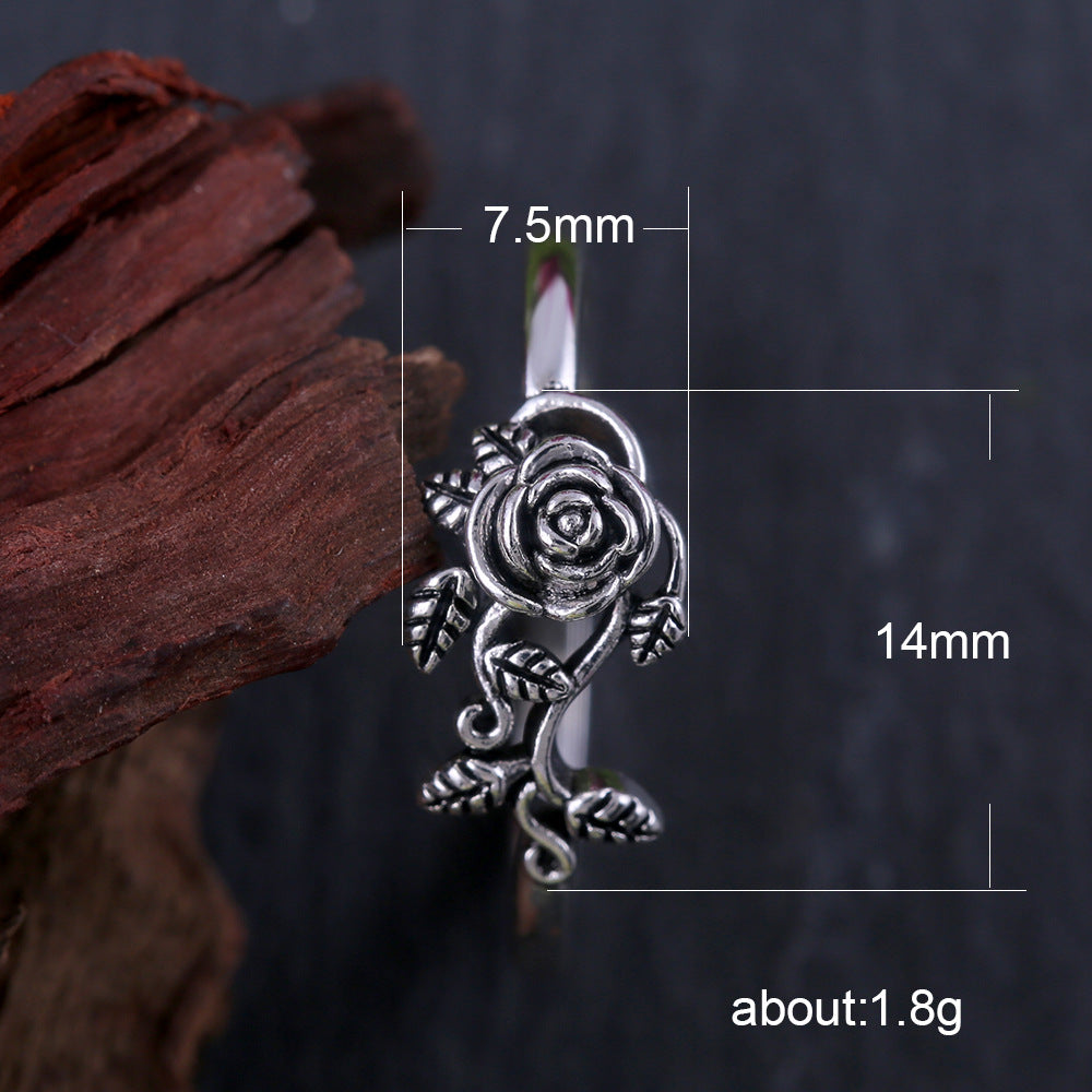 Argent Bague classique au charme intemporel