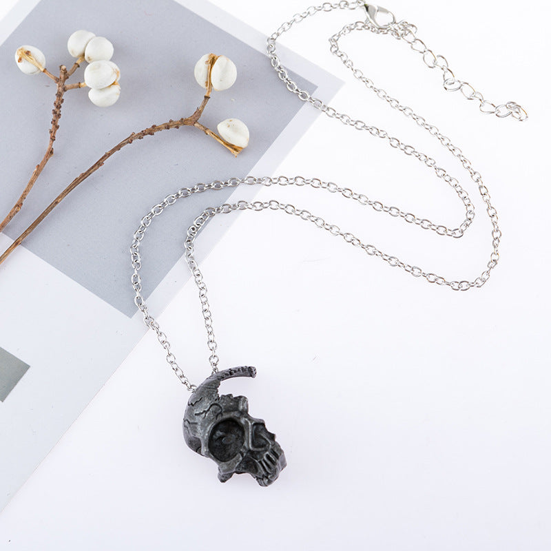 Argent Collier vintage fait main