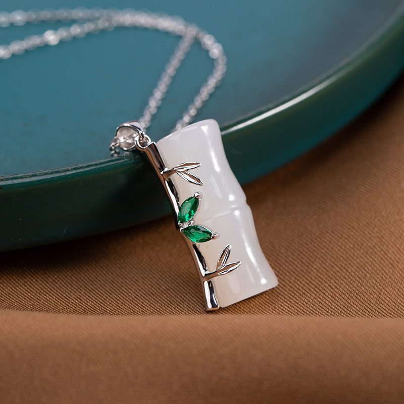 Argent Collier vintage fait main