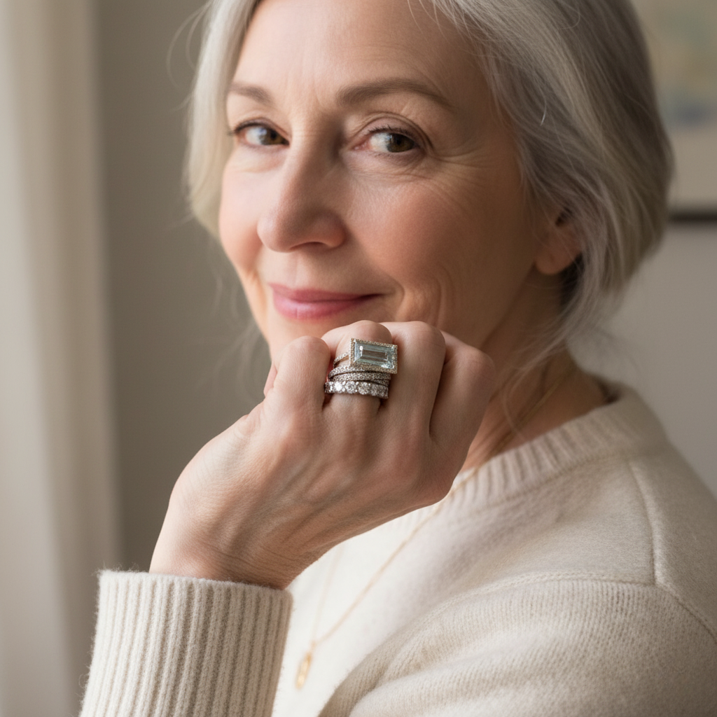 Argent Parure sublime pour tous les jours