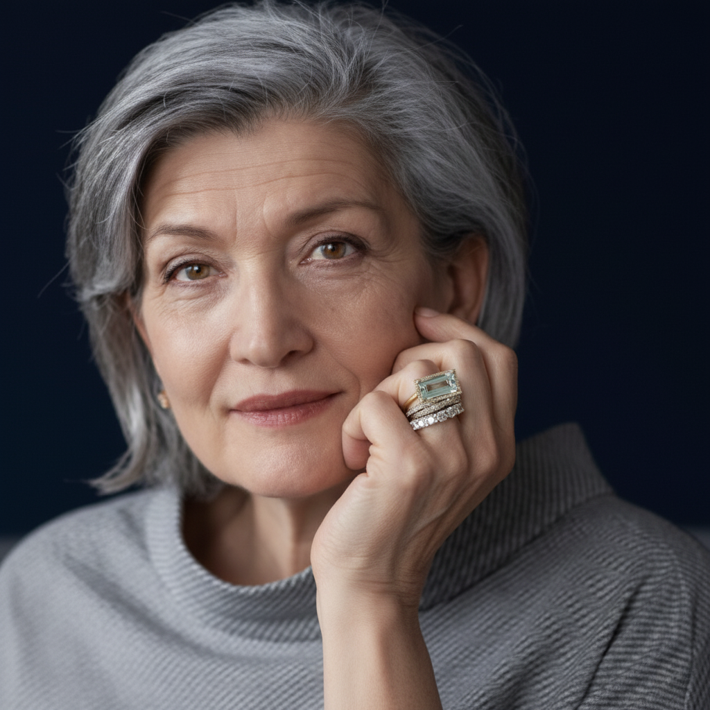 Argent Parure sublime pour tous les jours