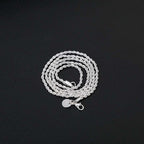 Argent Collier vintage fait main