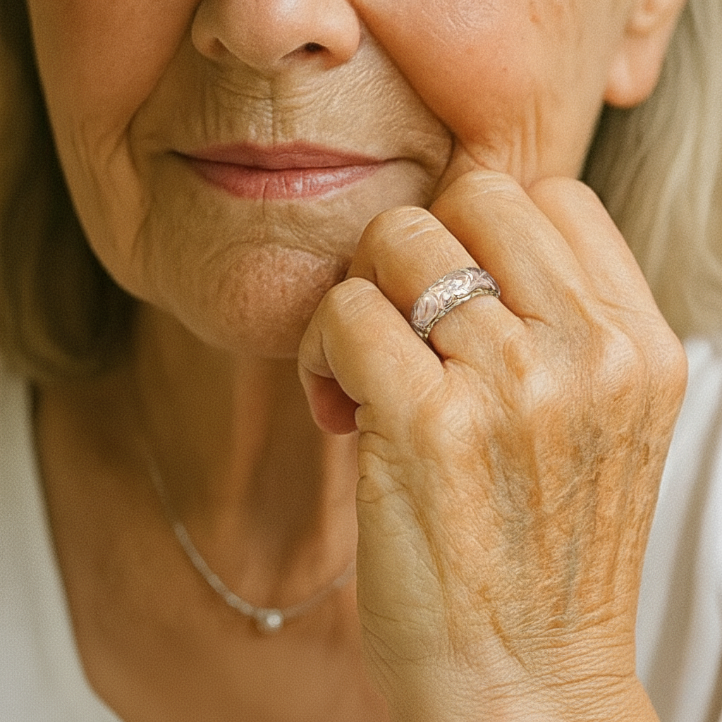 Or Bague vintage fait main