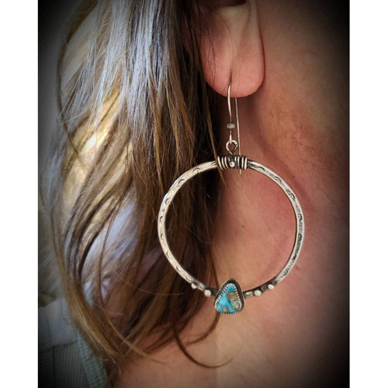 Argent Boucle d'oreille charmant pour toute occasion