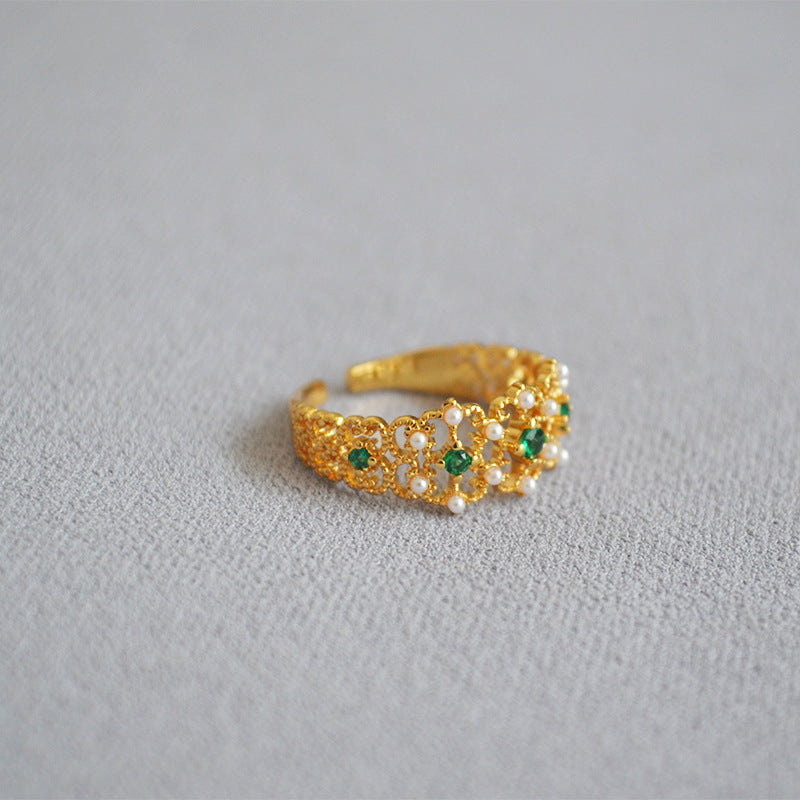 Perle Bague romantique pour moments spéciaux