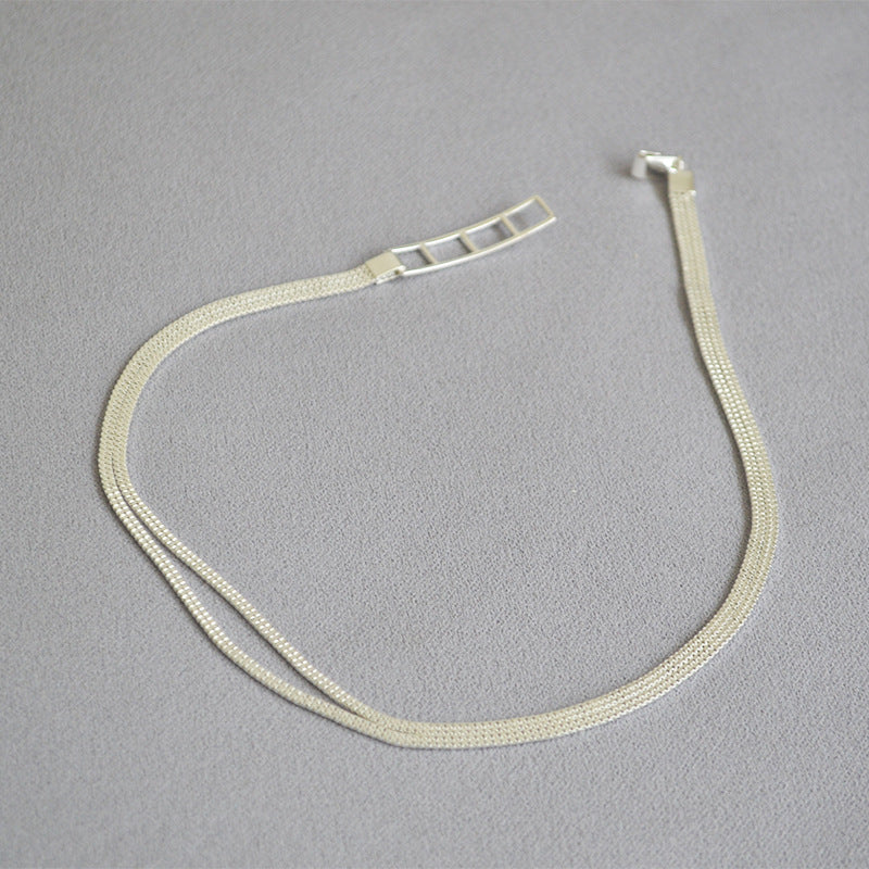 Argent Collier élégant pour toute occasion