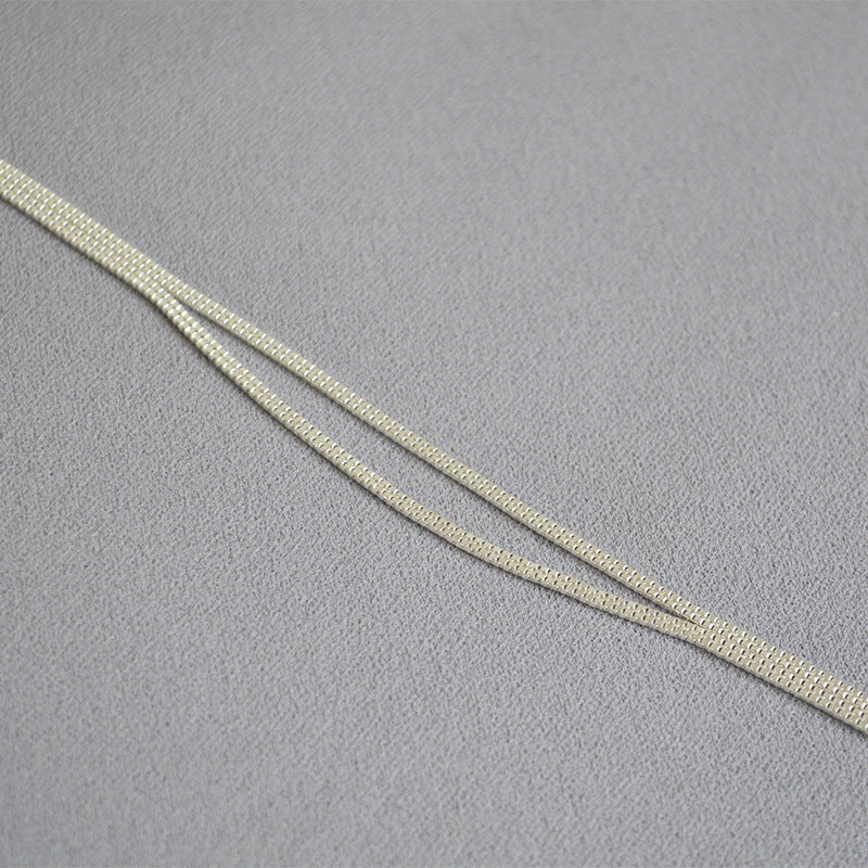 Argent Collier élégant pour toute occasion