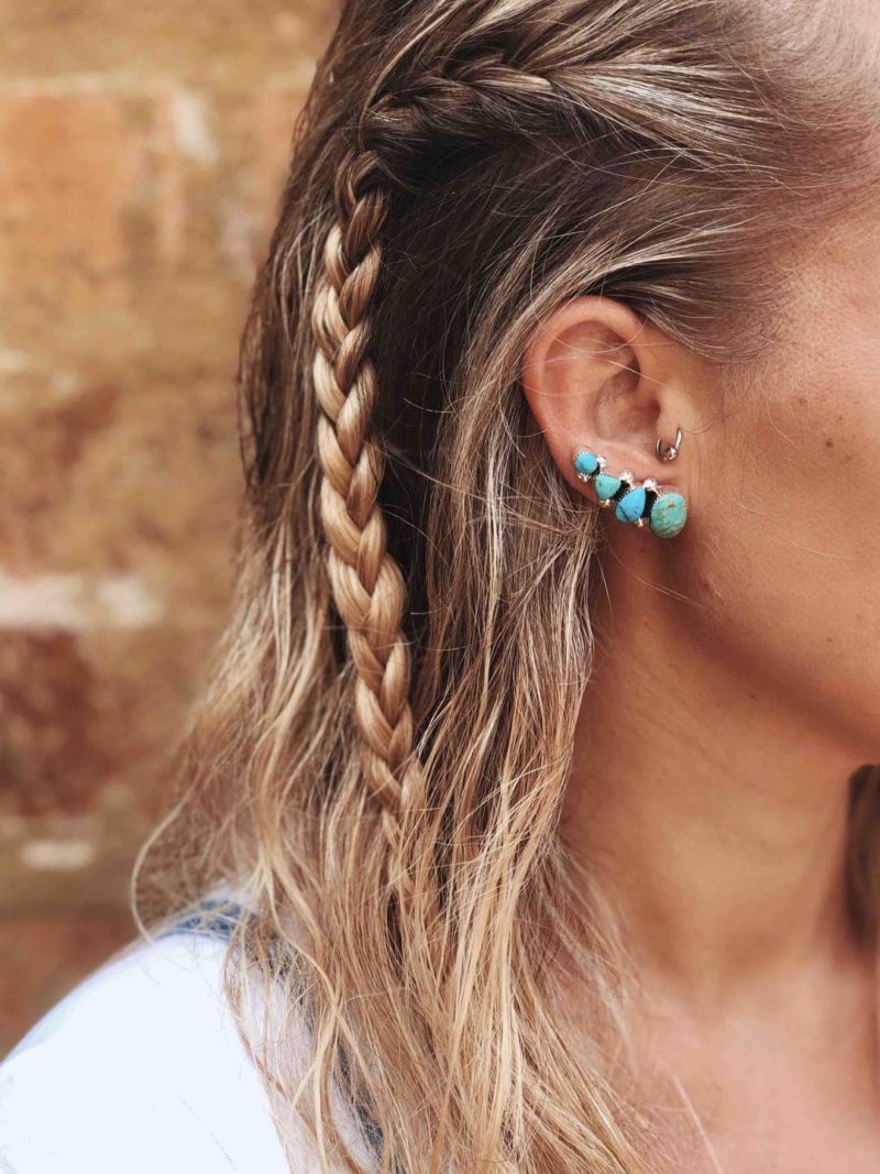 Argent Boucle d'oreille charmant pour toute occasion