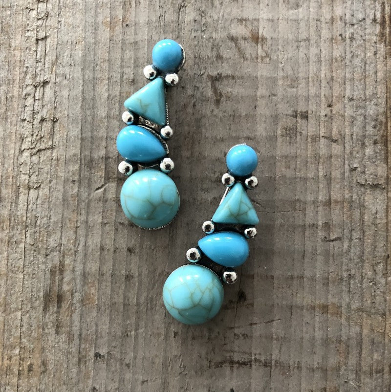 Argent Boucle d'oreille charmant pour toute occasion