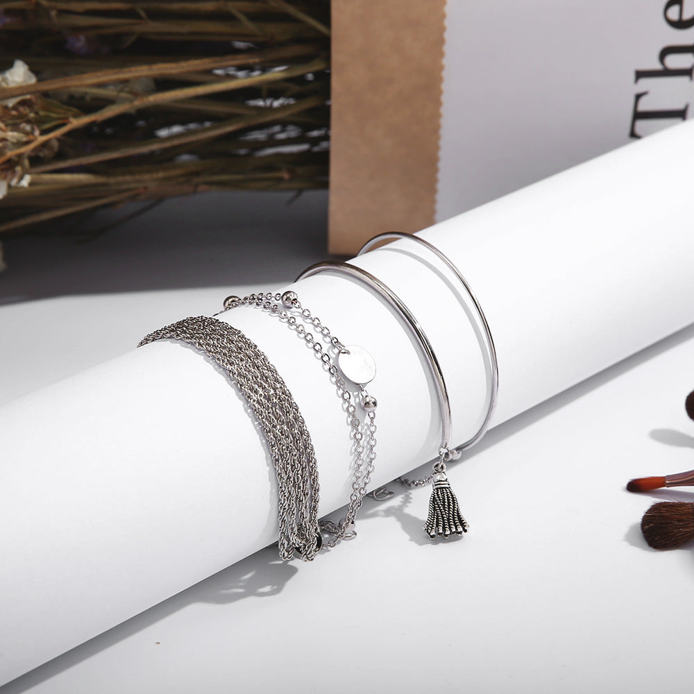 Argent Bracelet élégant pour toute occasion