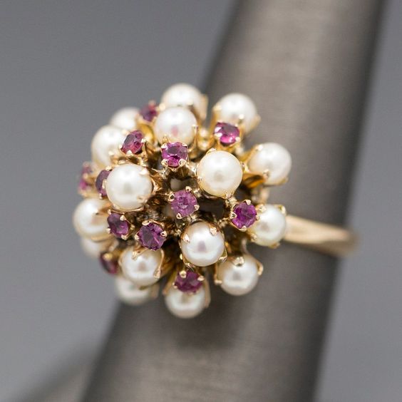 Perle Bague romantique pour moments spéciaux