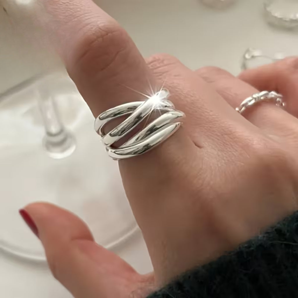Argent Bague charmant pour toute occasion