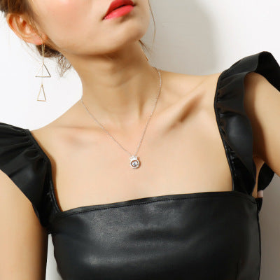 Argent Collier vintage fait main