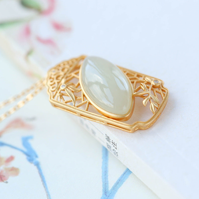 Argent Collier vintage fait main