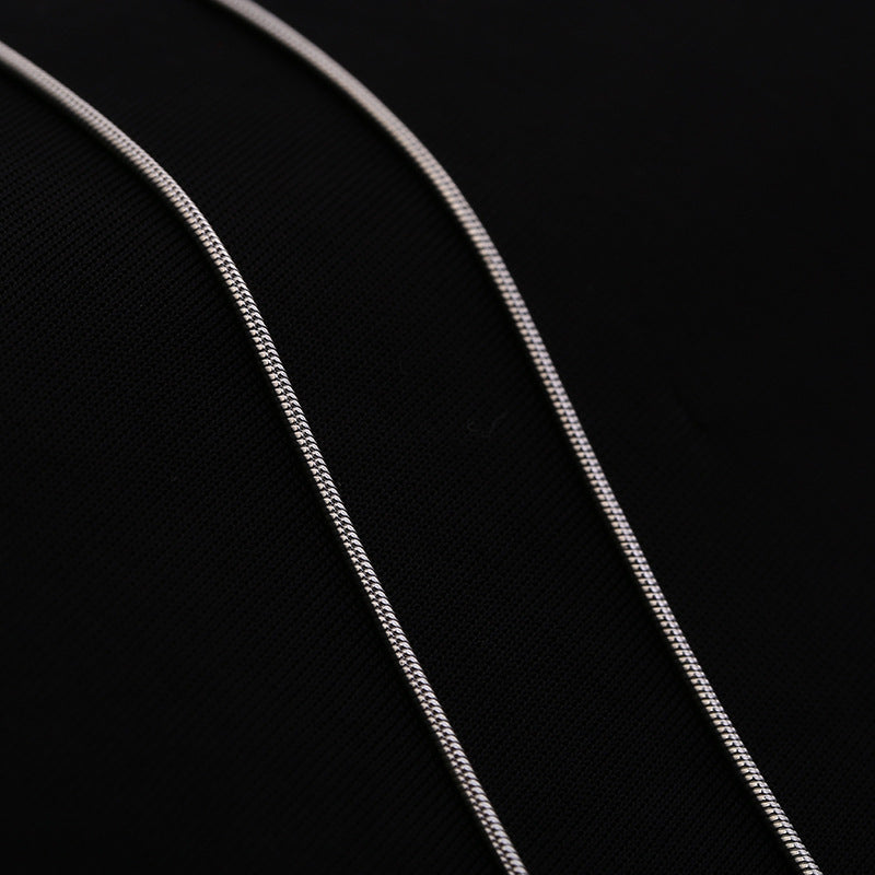 Argent Collier vintage fait main