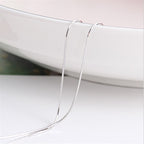 Argent Collier vintage fait main