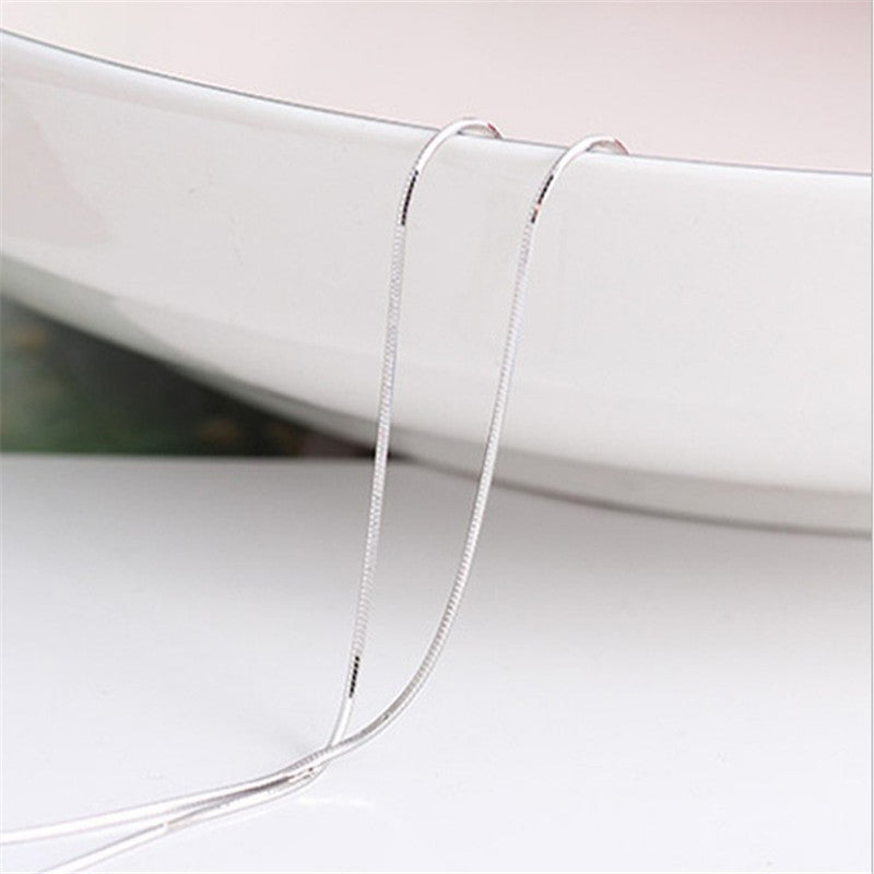 Argent Collier vintage fait main