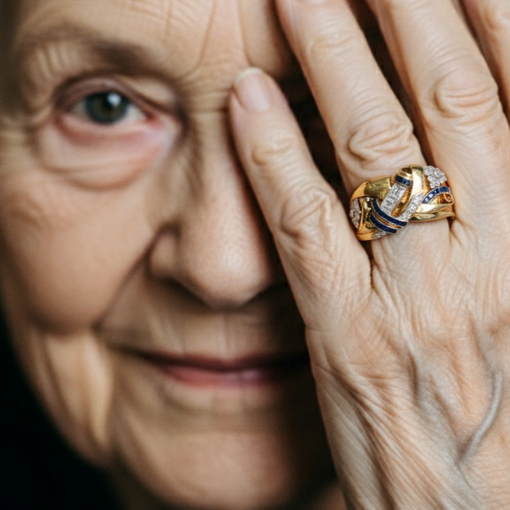 Or Bague sublime pour tous les jours