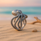 Argent Bague artisanal délicat