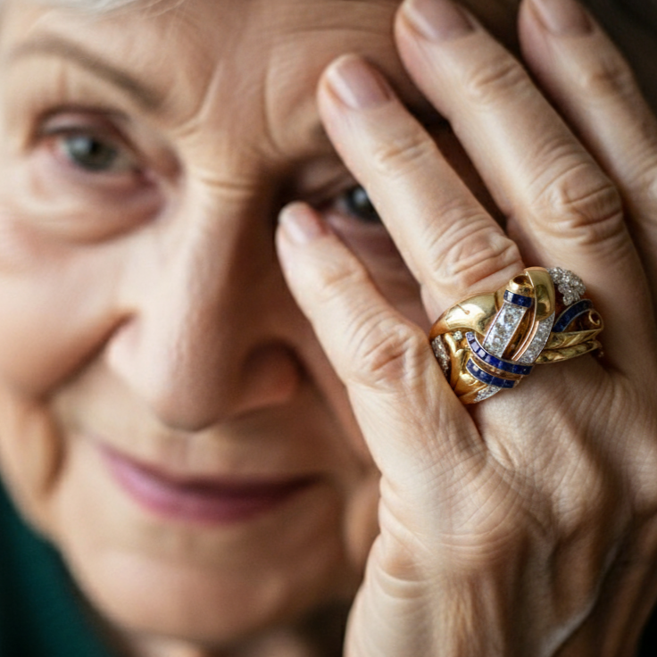 Or Bague sublime pour tous les jours