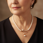 Perle Parure vintage fait main