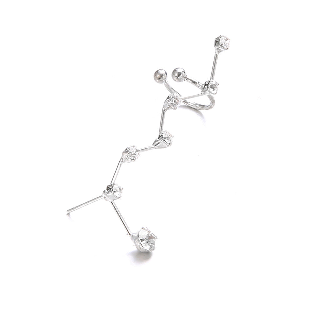 Argent Boucle d'oreille artisanal délicat