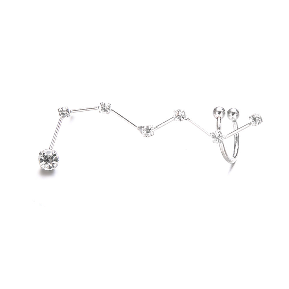 Argent Boucle d'oreille artisanal délicat