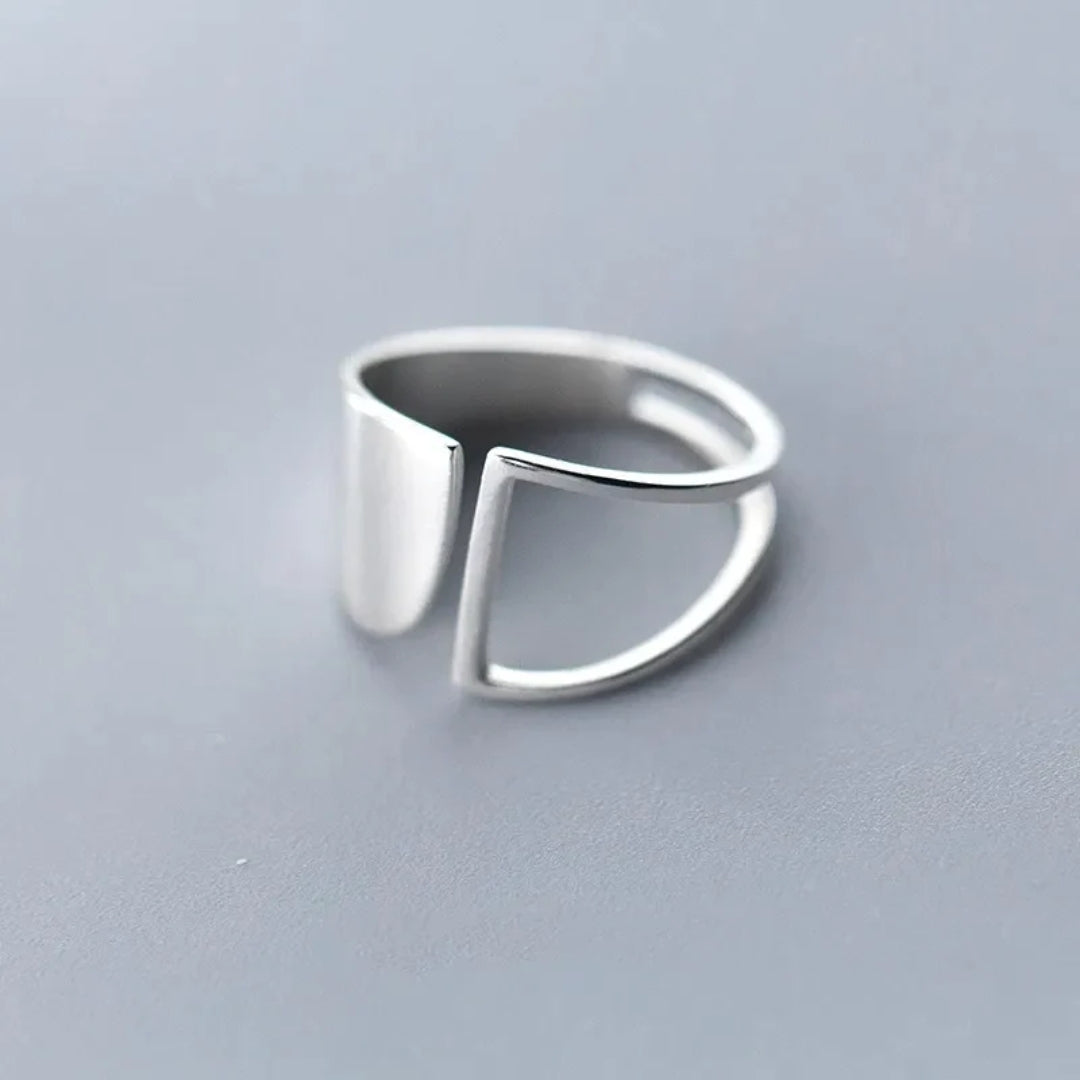 Argent Bague artisanal délicat