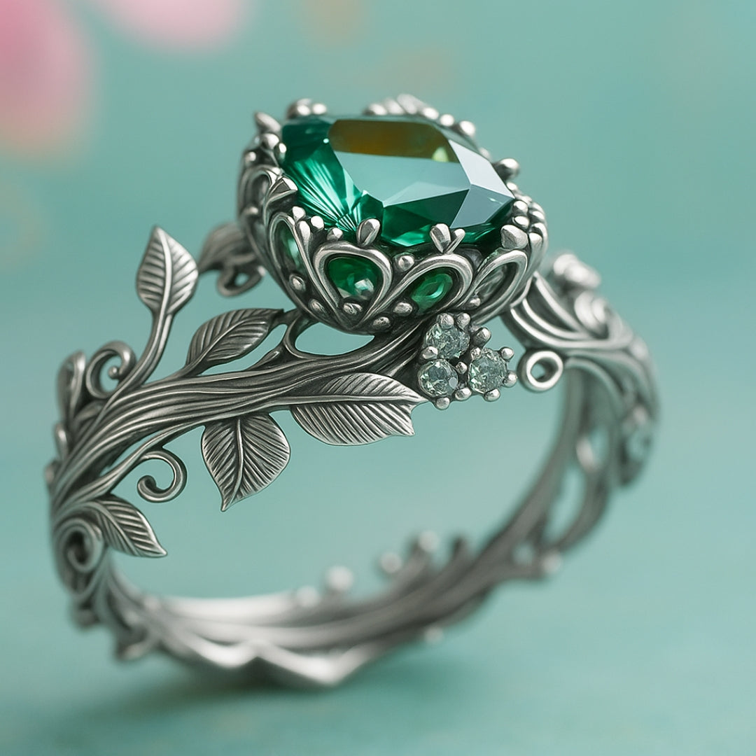 Argent Bague artisanal délicat