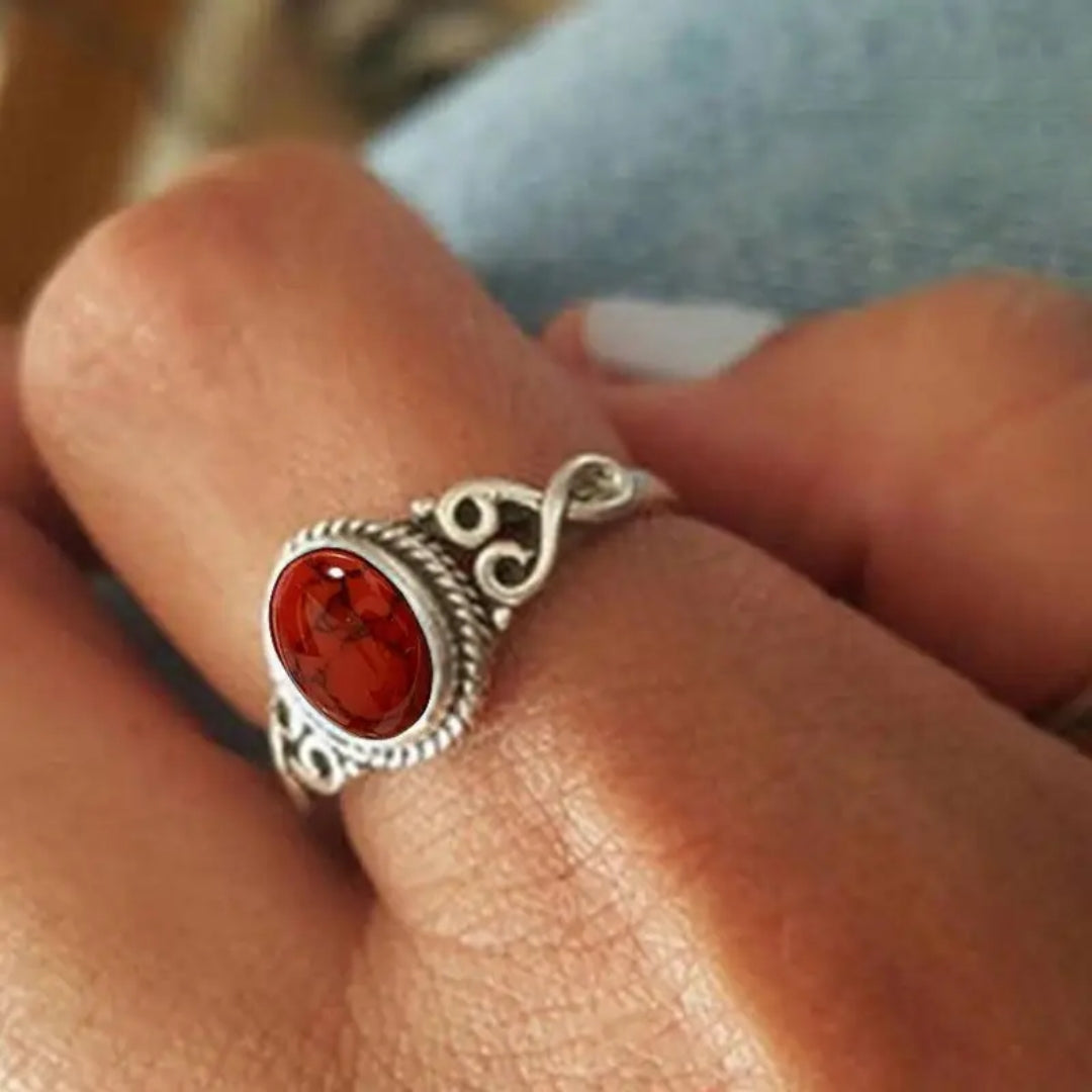 Argent Bague artisanal délicat