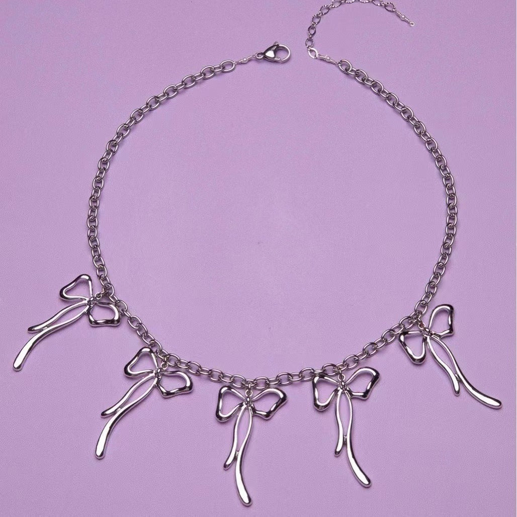 Argent Collier artisanal délicat