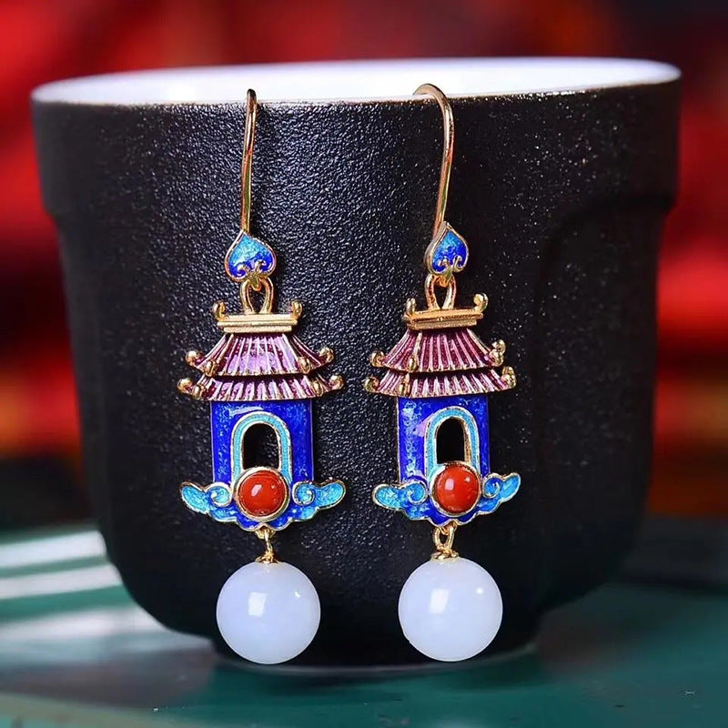 Argent Boucle d'oreille charmant pour toute occasion