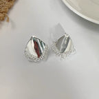 Argent Boucle d'oreille artisanal délicat