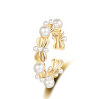 Perle Bague élégant pour toute occasion