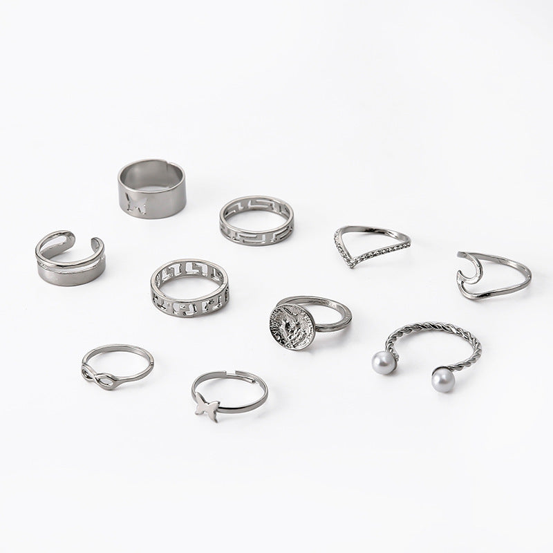 Perle Bague magnifique au style unique