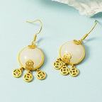 Argent Boucle d'oreille artisanal délicat