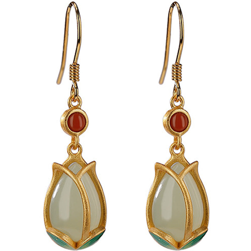 Argent Boucle d'oreille charmant pour toute occasion