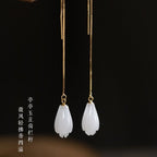 Argent Boucle d'oreille artisanal délicat