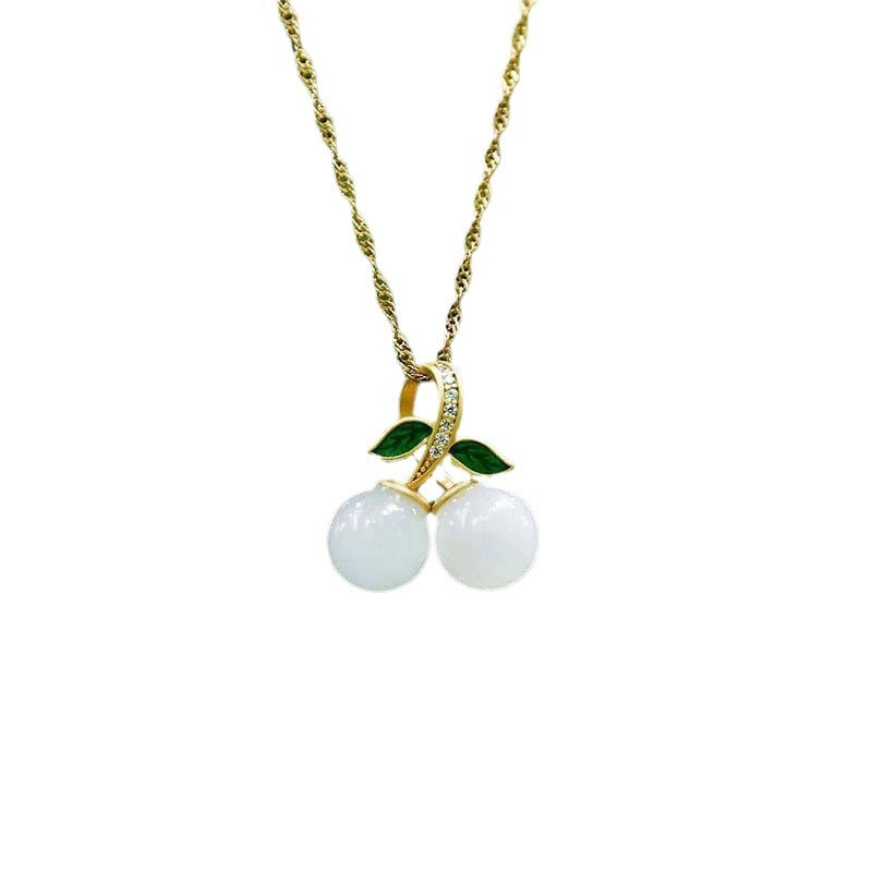 Argent Collier magnifique au style unique