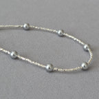 Argent Collier vintage fait main