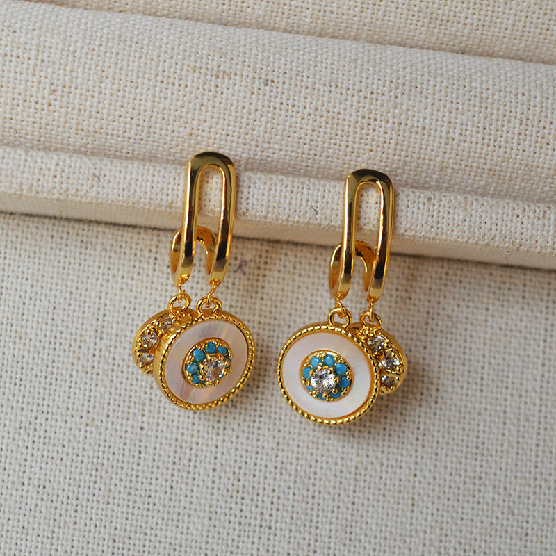 Argent Boucle d'oreille charmant pour toute occasion