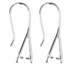 Argent Boucle d'oreille artisanal délicat