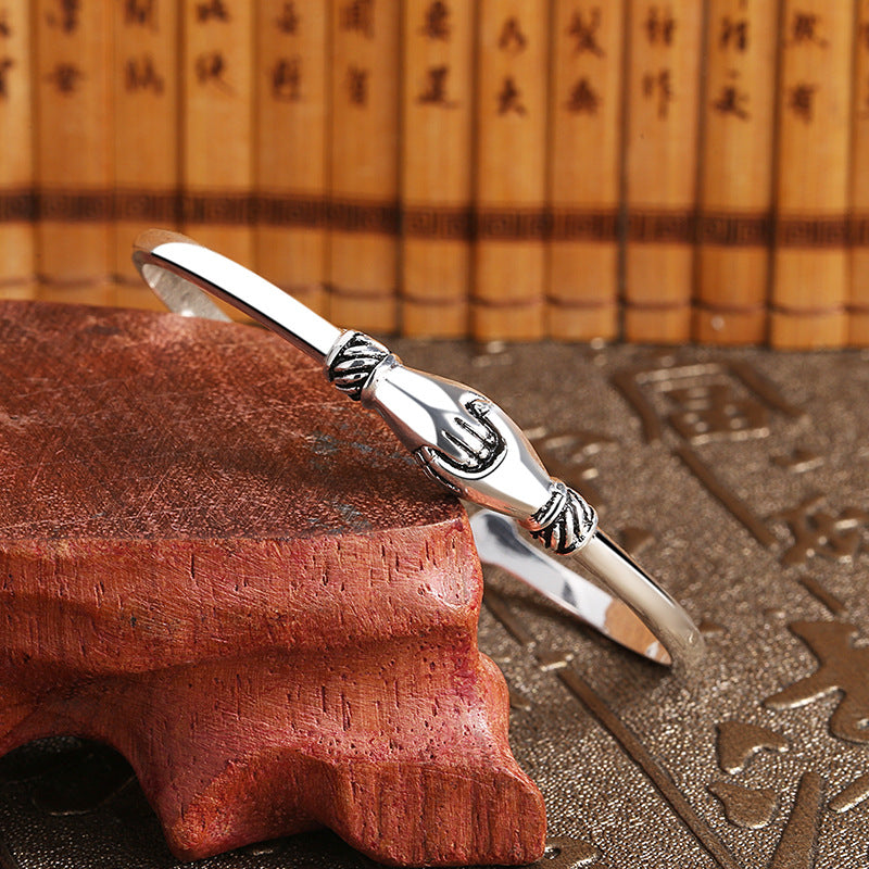 Argent Bracelet classique au charme intemporel