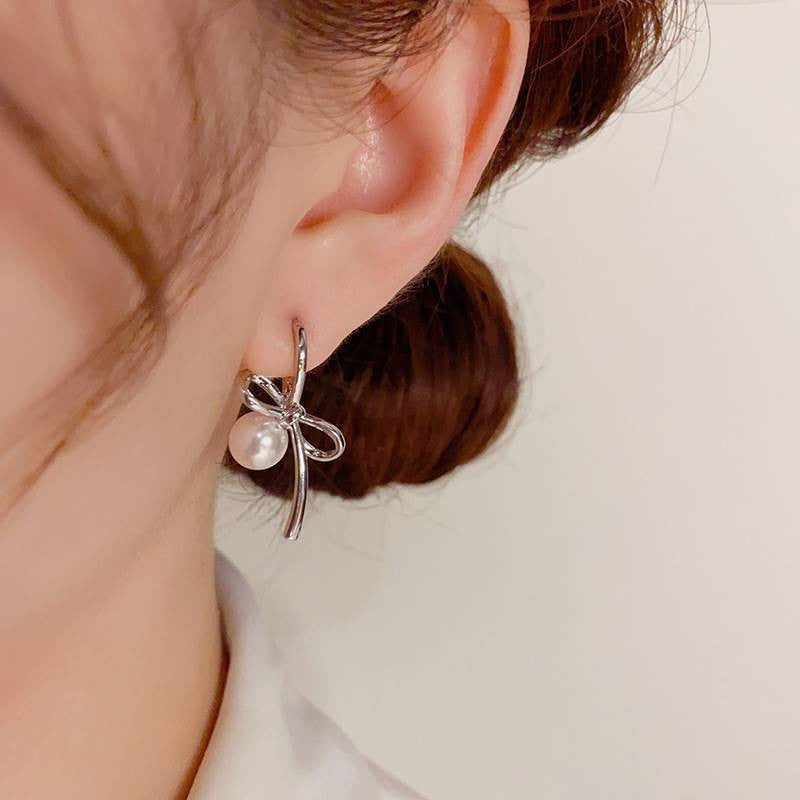Perle Boucle d'oreille classique au charme intemporel