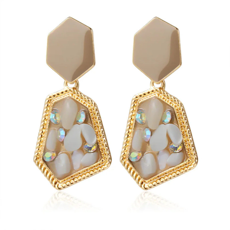 Argent Boucle d'oreille artisanal délicat