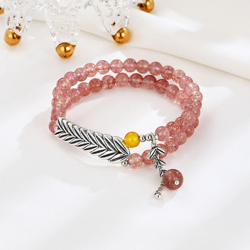 Argent Bracelet magnifique au style unique