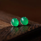 Argent Boucle d'oreille artisanal délicat