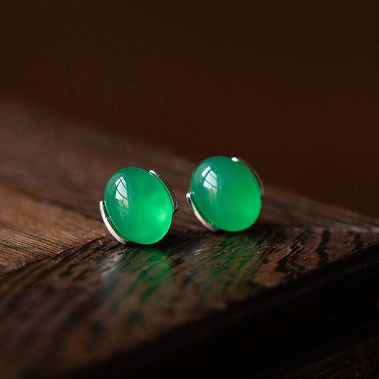 Argent Boucle d'oreille artisanal délicat