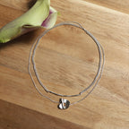 Argent Collier vintage fait main